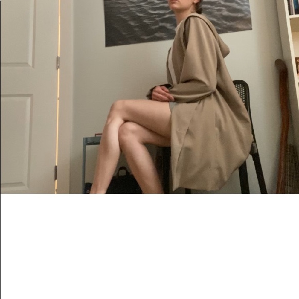SOLD Draped Trench Coat
